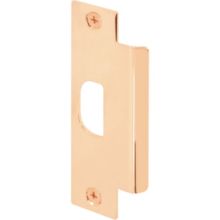 Prime-Line ASA Commercial Solid Polished Brass Strike Plate (Single Pack) U 9484
